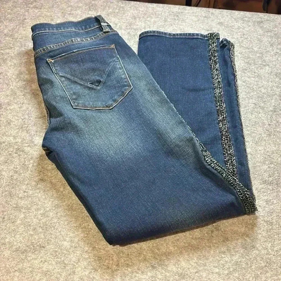 Hudson Nico Cigarette Fit with Unique Metal Detail, Size 28. - Picture 6 of 12